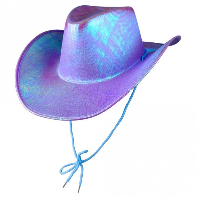 1 x LAVENDER IRIDESCENT Texan Cowgirl Hat 