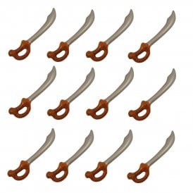 12 x Inflatable Pirate Swords (60cm)