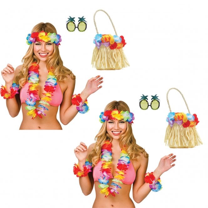 2 x Aloha 4pc Set + 2 x Handbag +2 x Pineapple Glasses