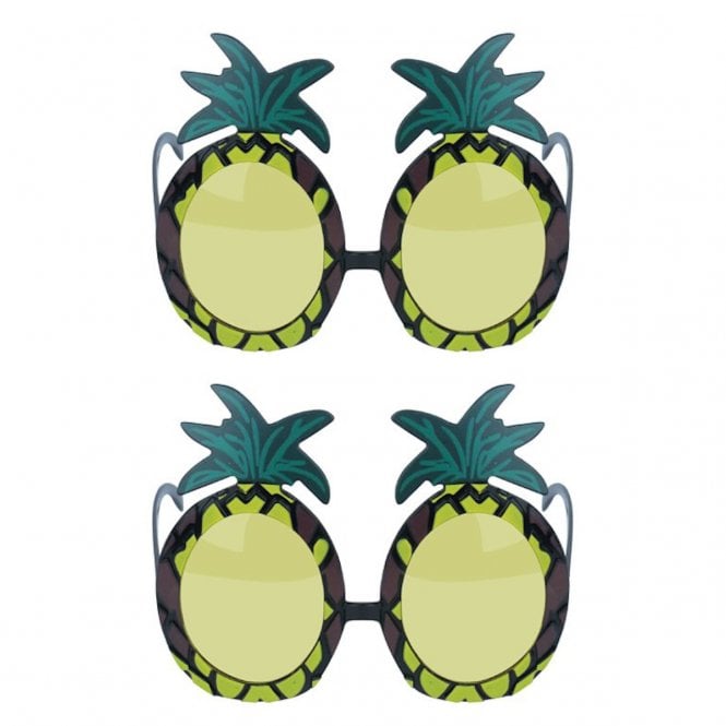 2 X Pineapple Glasses
