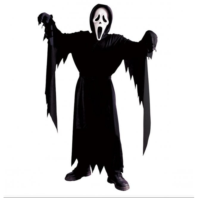 3 SIZES Kids Ghost Face® Classic Costume 