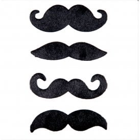 4 x Funny Moustaches