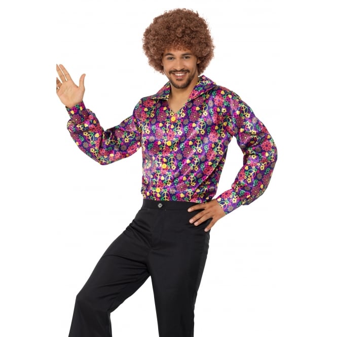 60s Psychedelic CND Shirt - Adult Costume
