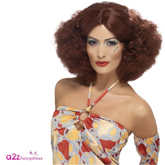 70's Afro Wig (Auburn) - Adult Accessory