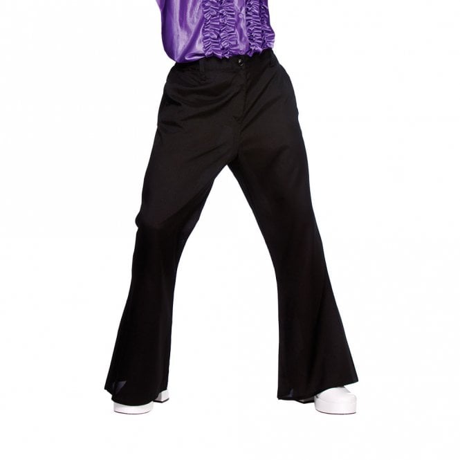 70's Flares (Black) - Adult Costume