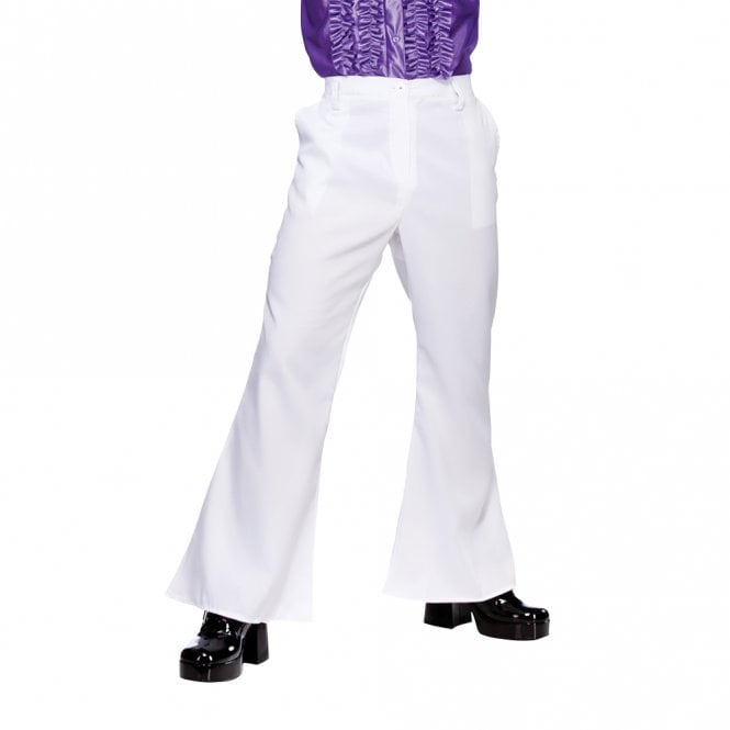70's Flares (White) - Adult Costume 