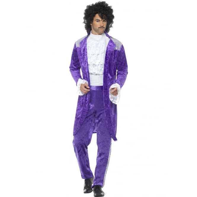 80's Purple Musician - Adult Costume