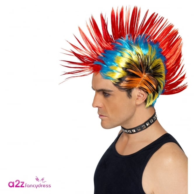 80's Street Punk Wig - Adult Accessory