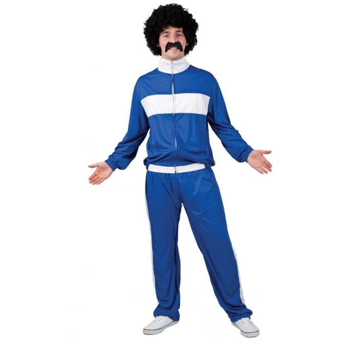 Adult 80's BLUE Retro Tracksuit