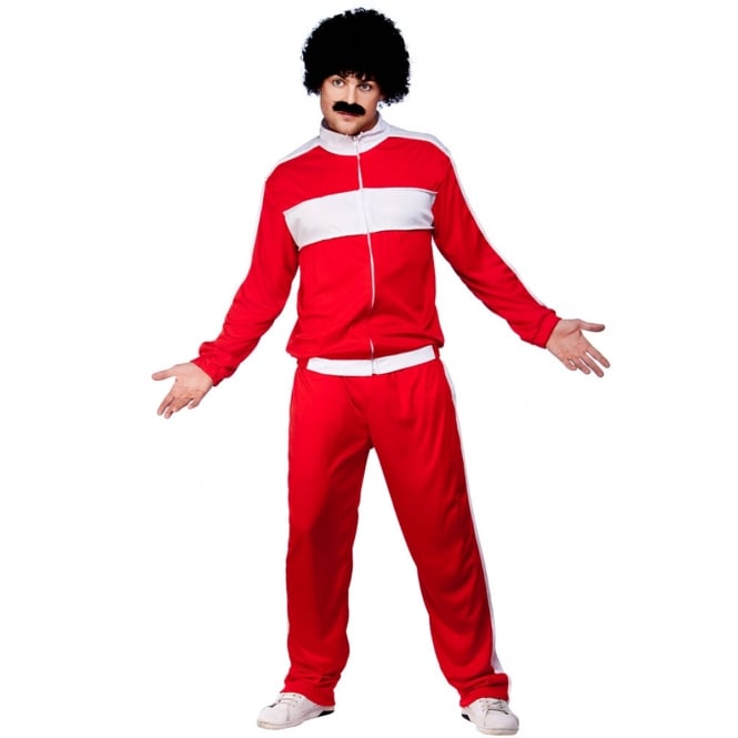 Adult 80's Retro Tracksuit (RED)