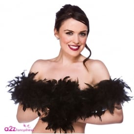 Adult Black Feather Boa 