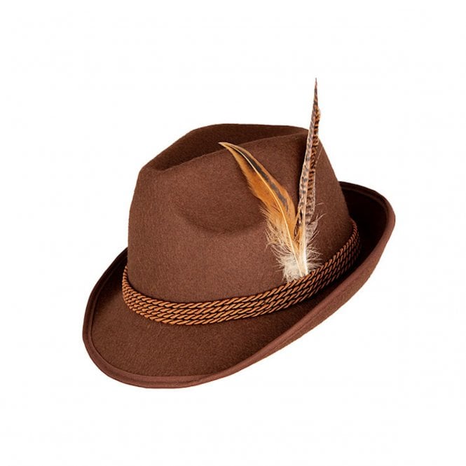  Adult Brown Deluxe Bavarian Oktobefest Hat
