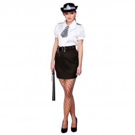 Adult Constable Cutie Costume + Police Hat