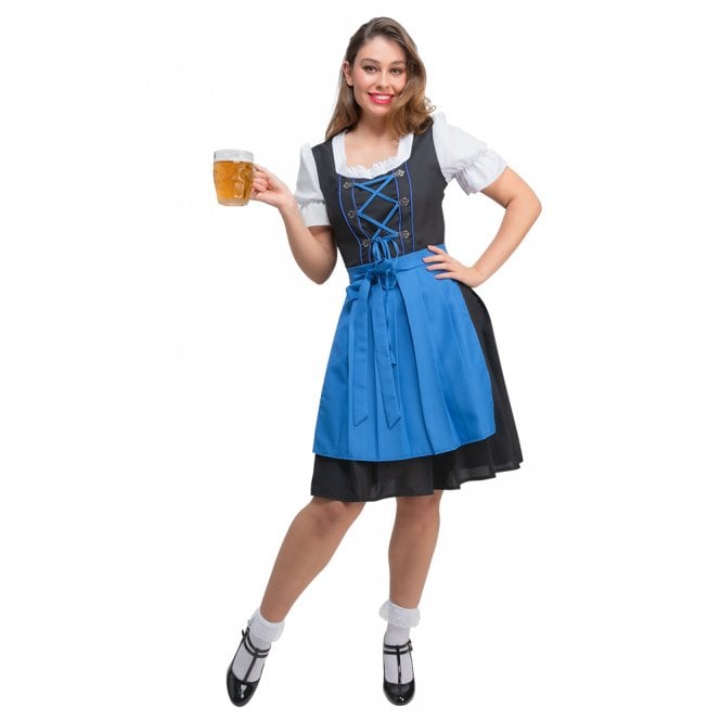 Adult Deluxe Bavarian Oktoberfest Dirndl Dress