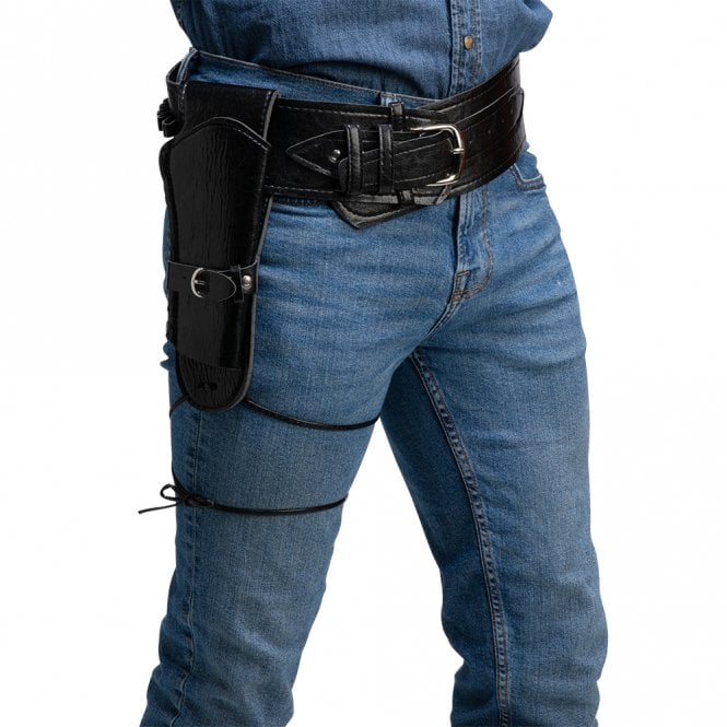 Adult Deluxe Cowboy Black Holster 