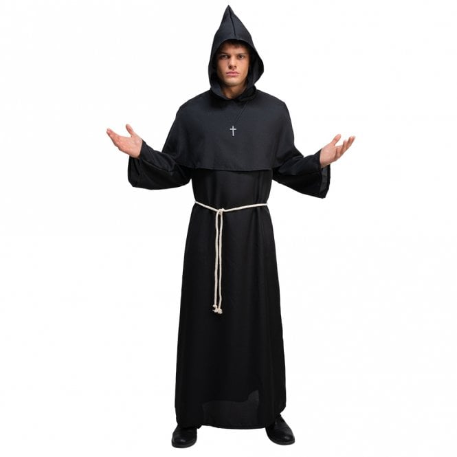 Adult Deluxe Medieval Monk - Black