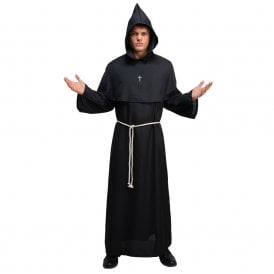 Adult Deluxe Medieval Monk - Black