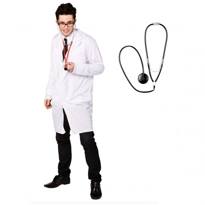 Adult Doctor/White Lab Coat + Stethoscope
