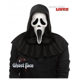 Adult Ghost Face® 25th Anniversary DELUXE White Mask 