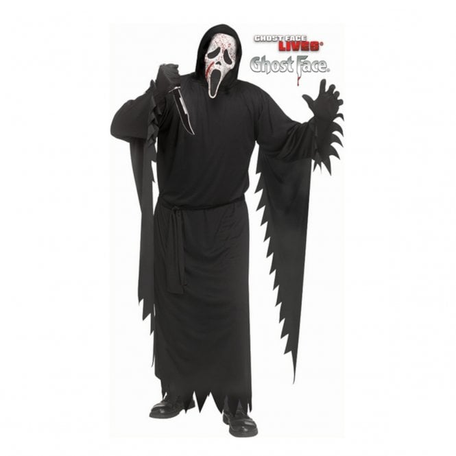 Adult Ghost Face® BLOOD SPLATTER STD Costume 
