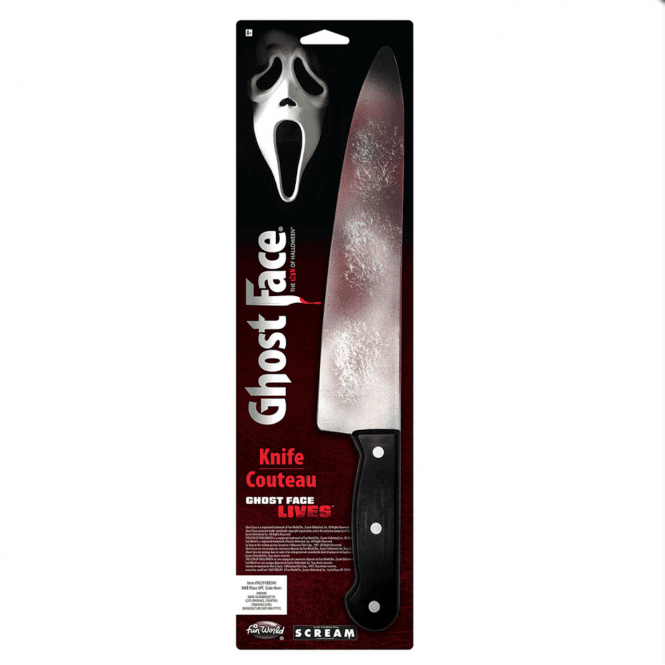 Adult Ghost Face® Bloody BUTCHER Knife