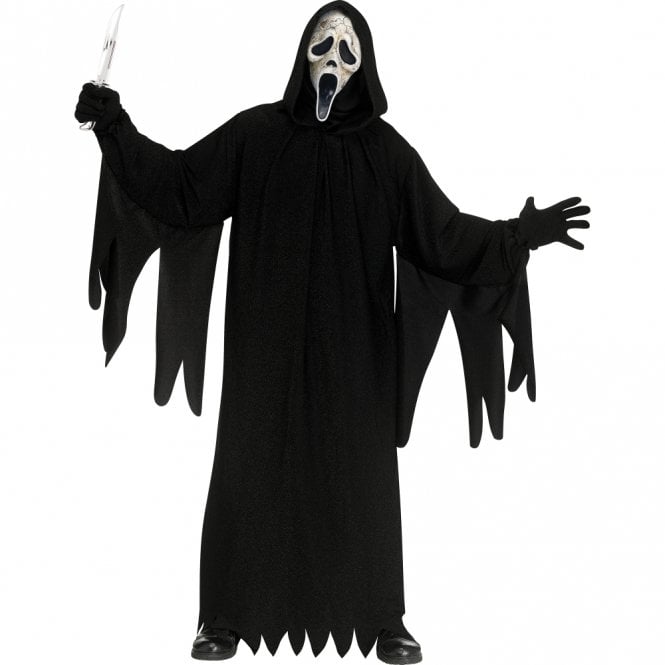 Adult Ghost Face® DELUXE Scream V1 AGED Costume (One Size)