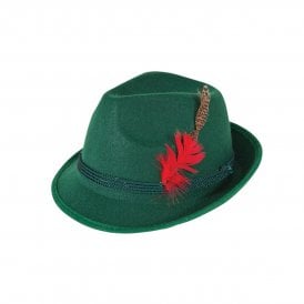 Adult Green Deluxe Bavarian Oktoberfest Hat