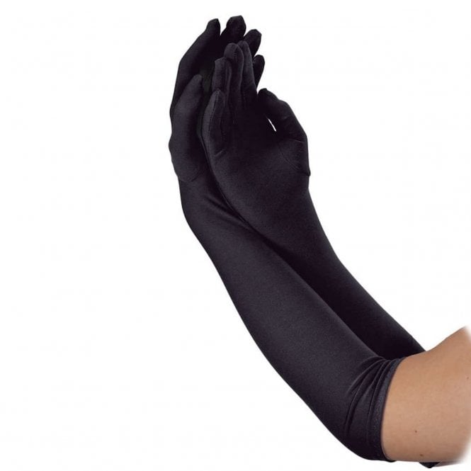 Adult Long Black Gloves 