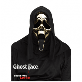 Adult Scream Ghost Face® GOLDEN Metallic Mask