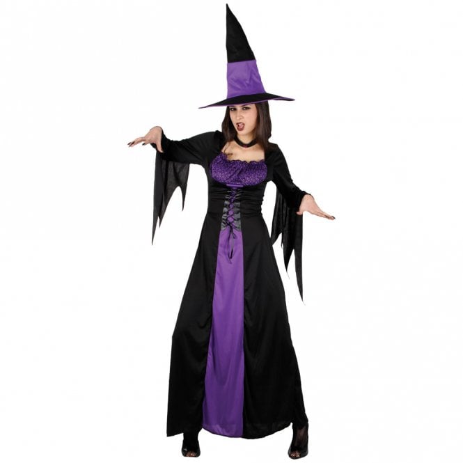Adult Spellbound Witch (Dress, Hat, Choker)