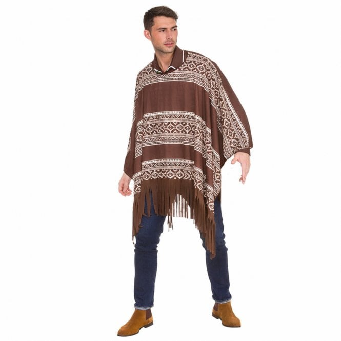 Adult Western Cowboy Poncho 