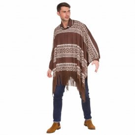 Adult Western Cowboy Poncho  