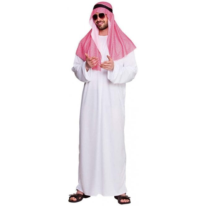 Arab Sheikh - Adult Costume (Robe + Headpiece)