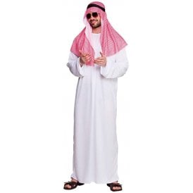Arab Sheikh - Adult Costume (Robe + Headpiece)