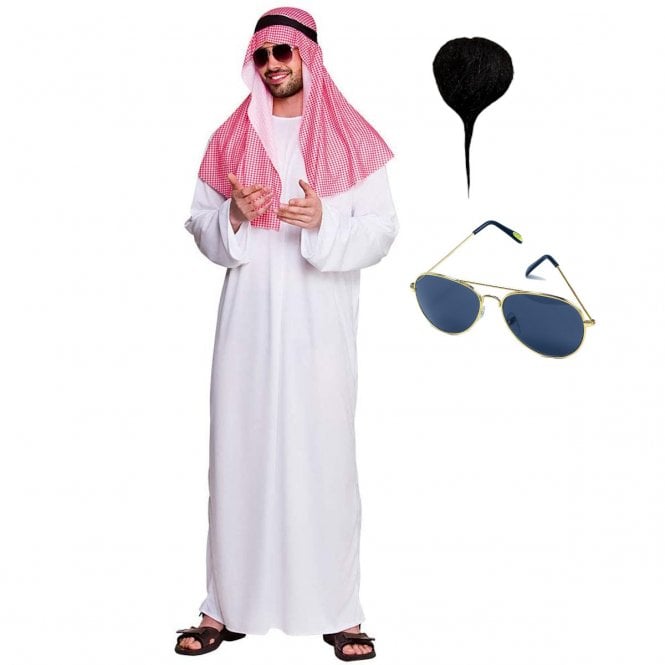 Arab Sheikh + Goatee Beard + Sunglasses