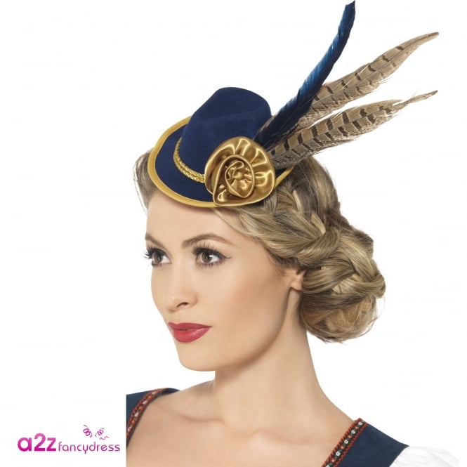 Authentic Bavarian Oktoberfest Mini Hat - Adult Accessory