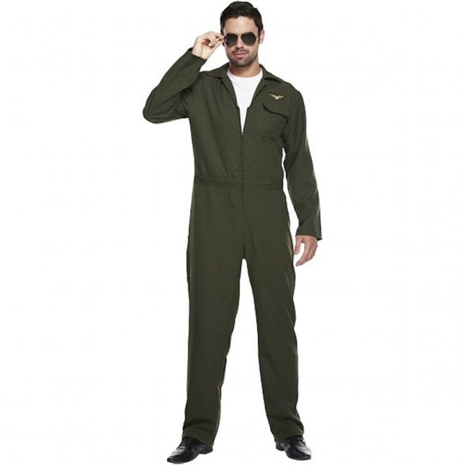 Aviator Jumpsuit - Adult Costume