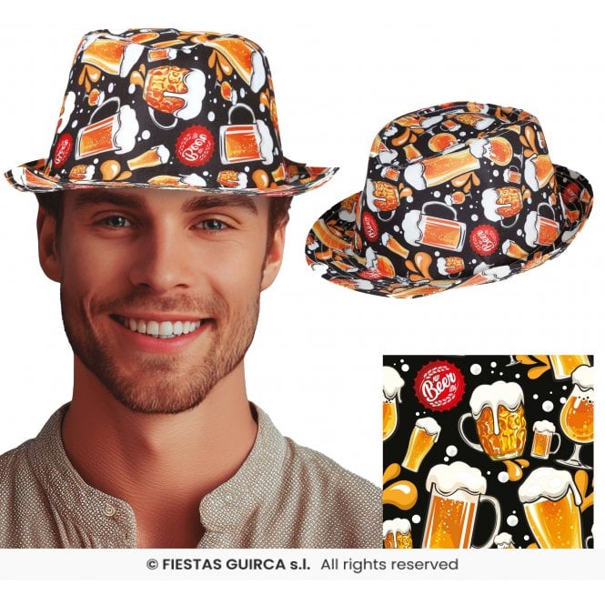 Beer Trilby Hat