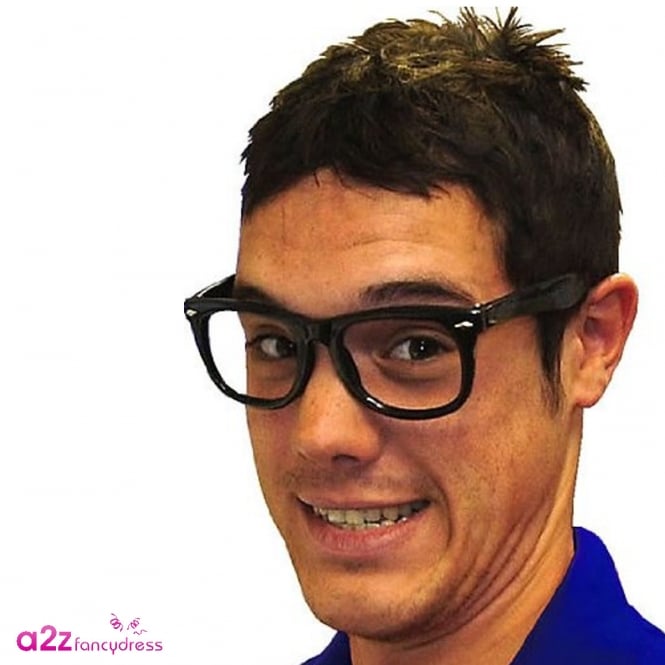 Black Frame Specs - Adult Accessory