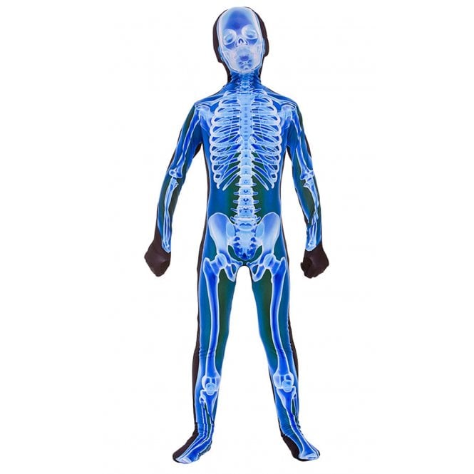 Blue X-Ray Skinz - Kids Costume