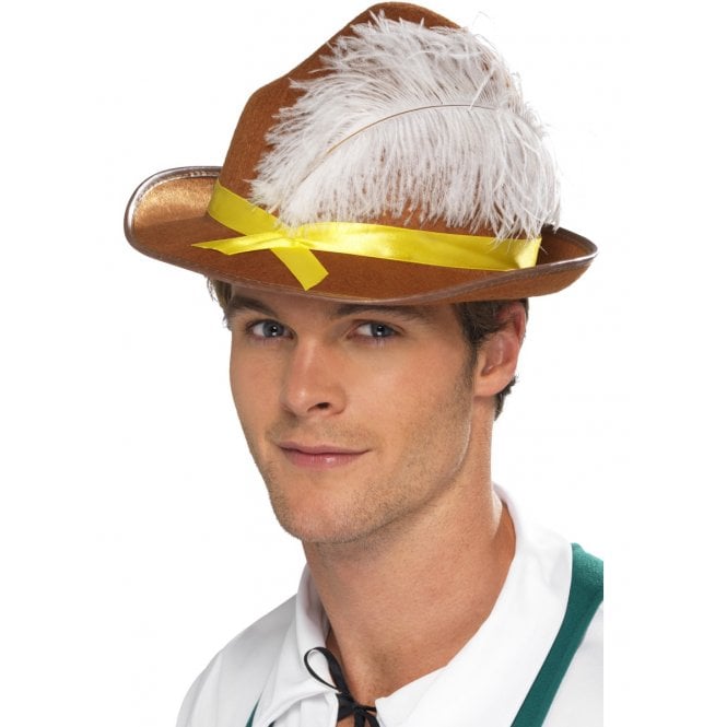 Brown Bavarian Hat - Adult Accessory