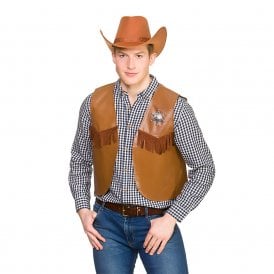 Brown Cowboy Waistcoat