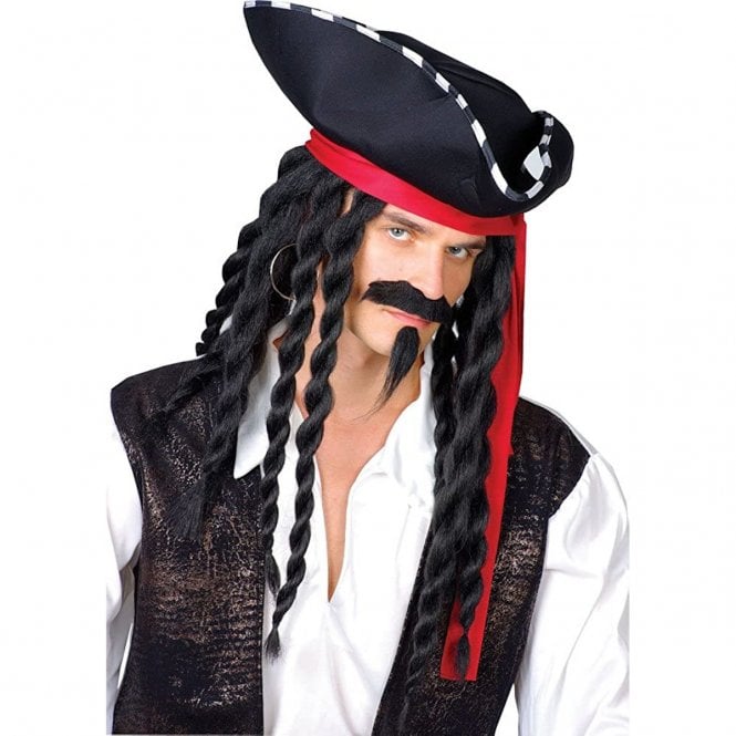 Buccaneer Pirate Set (Hat & Wig)