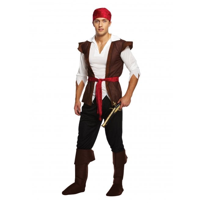 Caribbean Pirate - Adult Costume