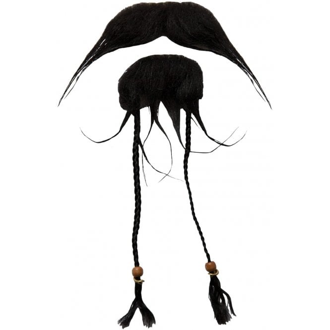 Carribbean Pirate Beard & Tash