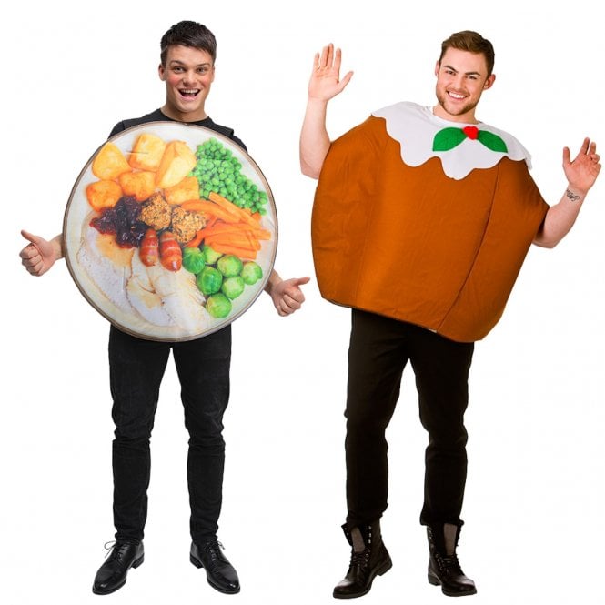 Christmas Pudding Costume + Christmas Dinner Costume