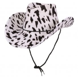 Texan Cowboy Hat - Cowprint