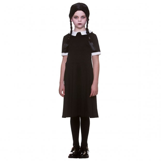 Creepy School Girl with Wig - Kids Costume
