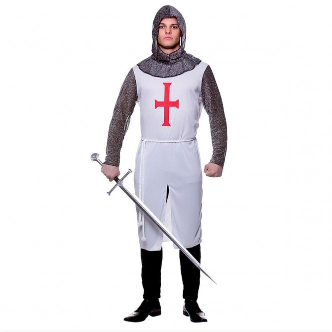 Crusader White Knight - Adult Costume
