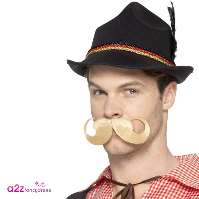 Deluxe German Trenker Hat (Black) - Adult Accessory